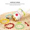 6mm Glass Beads Bracelet Making Kit 1400pcs, 24 Colors Crystal Beads for Jewelry Making Round Beads DIY Crafts with Spacer Beads Charms Accessories